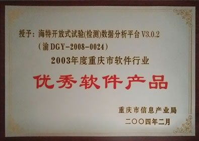 2003优秀软件产品